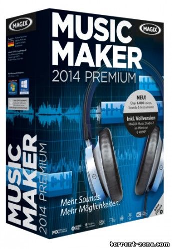 MAGIX Music Maker 2014 Premium 20.0.3.45 + ContentPack 2014 (2013) Русский / Английский