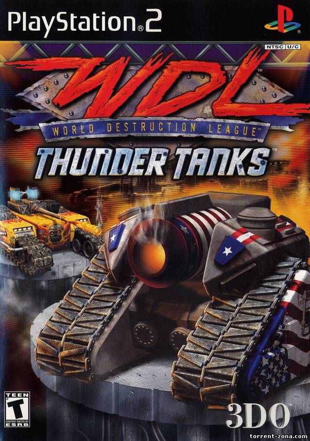 [PS2] World Destruction League - Thunder Tanks (WDL) [ENG|NTSC][CD]
