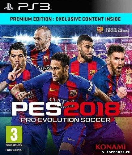 [PS3] PES 2018 / Pro Evolution Soccer 2018 [EUR/RUS]