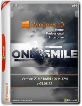 Windows 10 21H2 x64 Rus by OneSmiLe [19044.1741] 