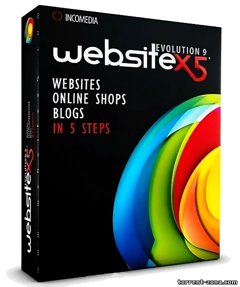 Incomedia WebSite X5 Evolution v9.1.12.1975 Final + TemplatePack (коммерческие шаблоны) (2013)